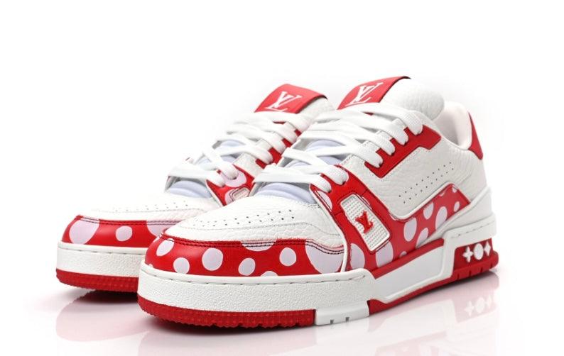 Louis Vuitton Trainers Spotted red - HighFashionBoutique
