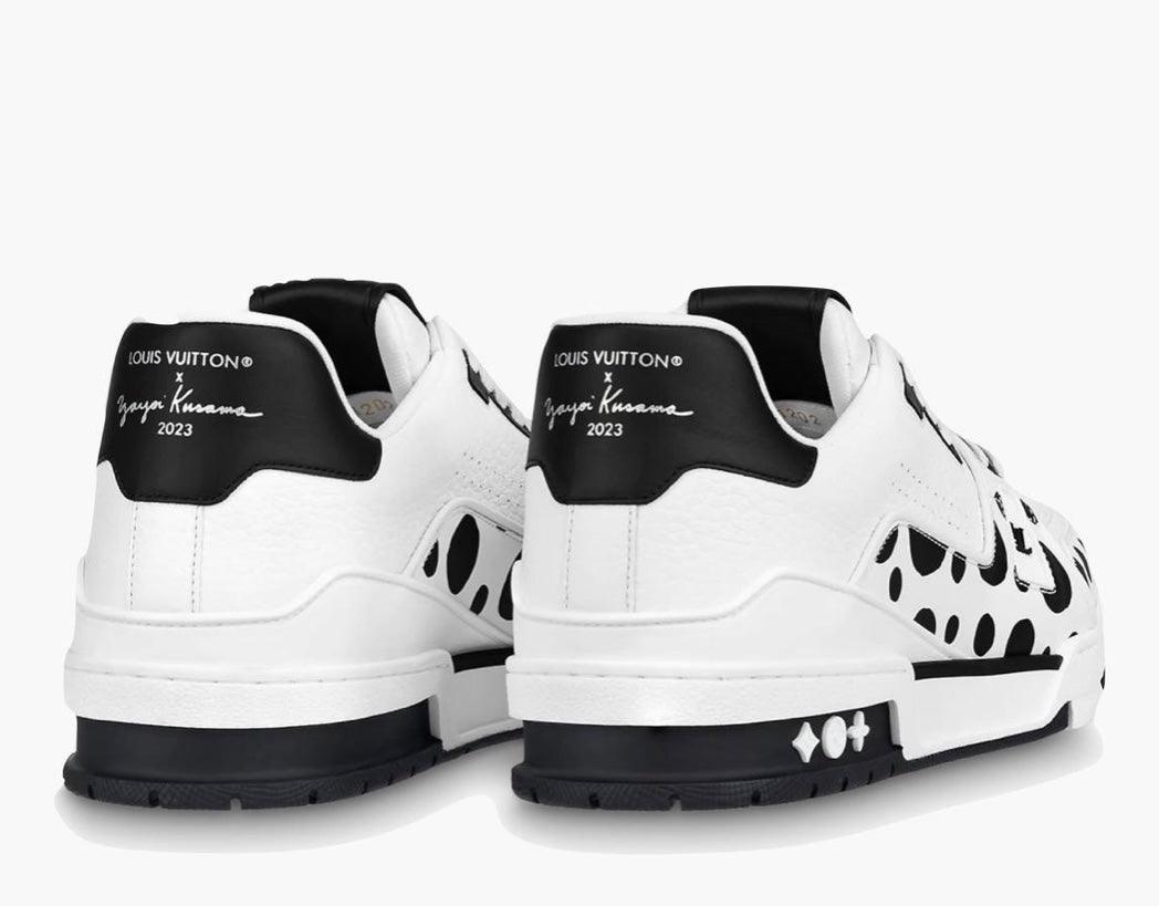 Louis Vuitton Trainers Spotted Black and white - HighFashionBoutique