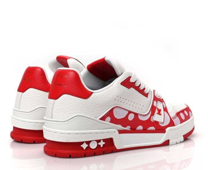 Louis Vuitton Trainers Spotted red - HighFashionBoutique