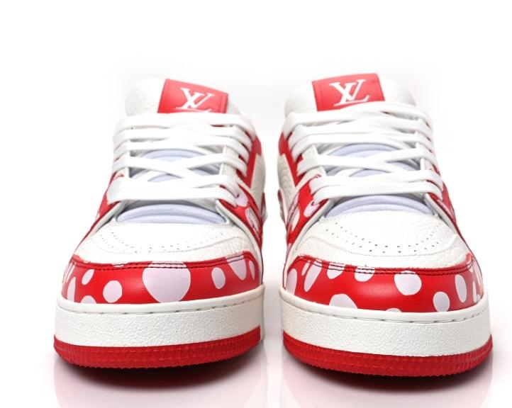 Louis Vuitton Trainers Spotted red - HighFashionBoutique