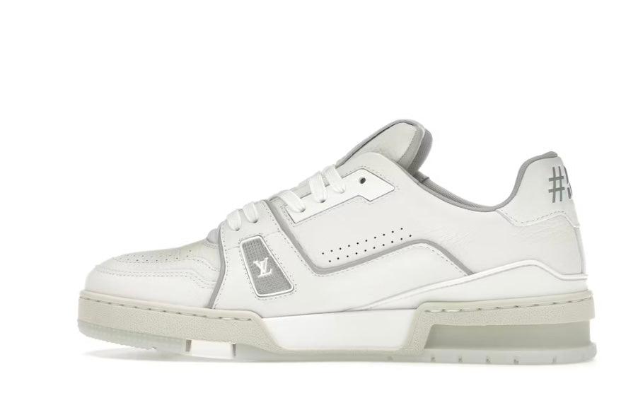 Louis Vuitton Trainers White Gray - HighFashionBoutique