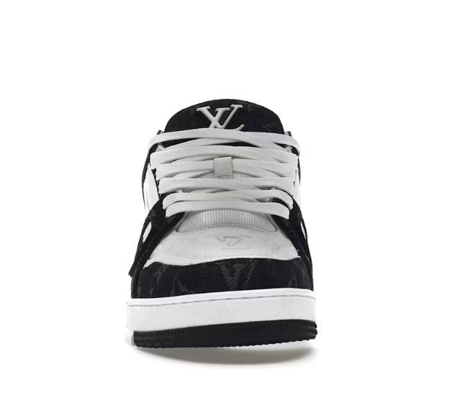 Louis Vuitton Trainers White Black - HighFashionBoutique