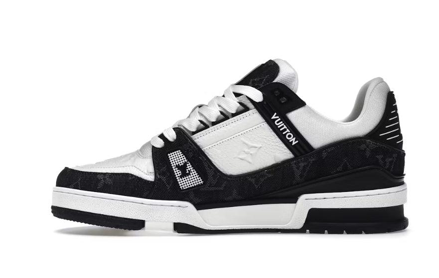 Louis Vuitton Trainers White Black - HighFashionBoutique
