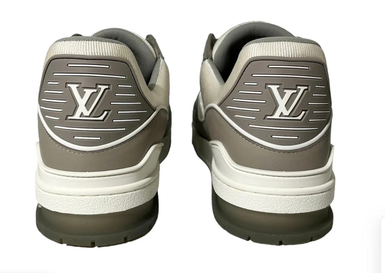 Louis Vuitton Trainers White Gray - HighFashionBoutique