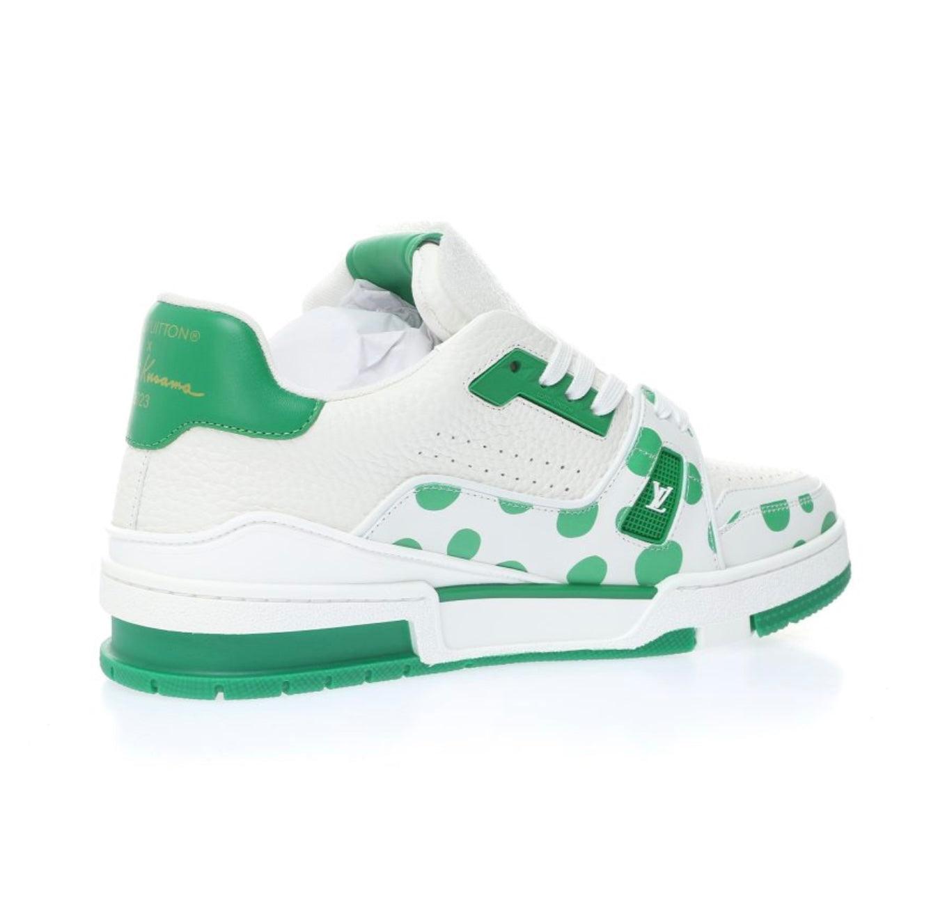 Luis Vuitton Trainers Green spots - HighFashionBoutique