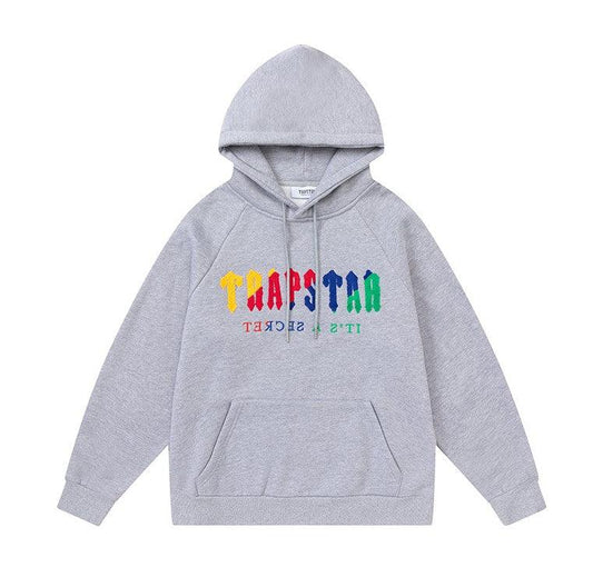 Trapstar Hoodie 8818 Grey Hoodie - HighFashionBoutique 