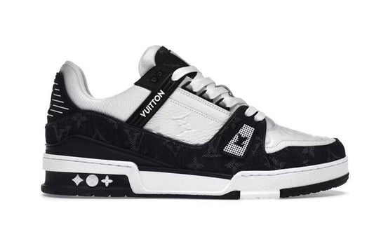 Louis Vuitton Trainers White Black - HighFashionBoutique 