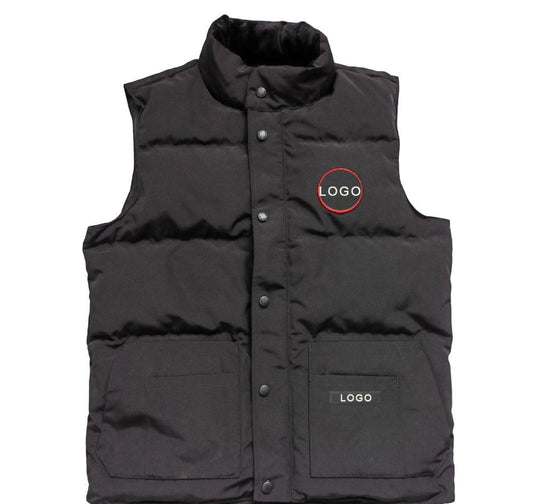 Canada Goose Vest 01black(red logo) - HighFashionBoutique 