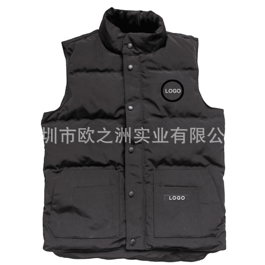 Canada Goose Vest 01black(black logo)New - HighFashionBoutique 