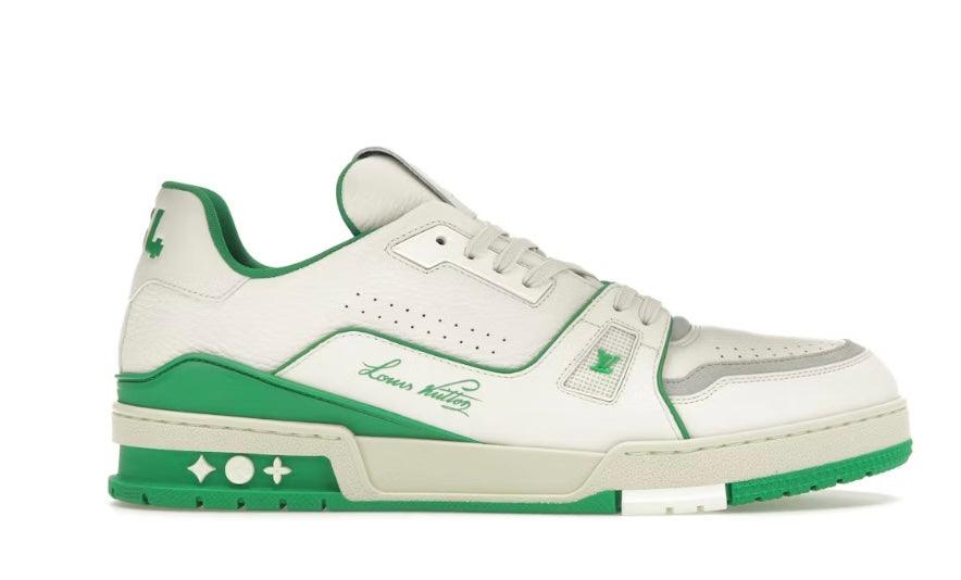Louis Vuitton Trainers New colorway white and green - HighFashionBoutique 
