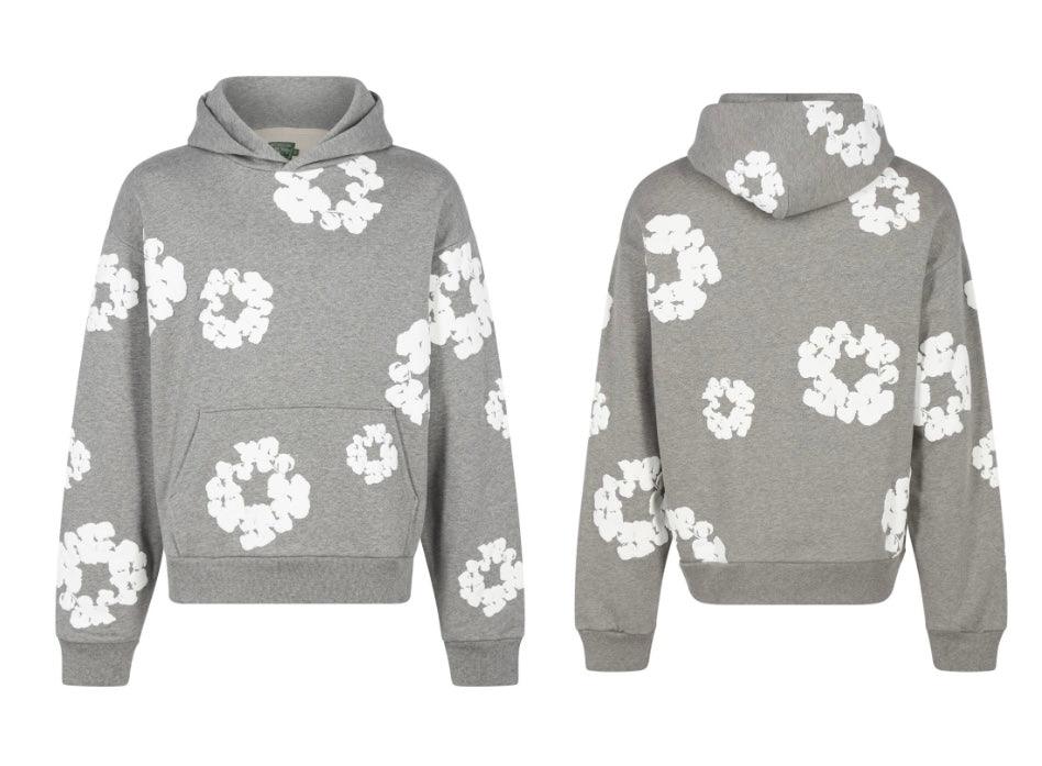 Denim Tears Hoodies Gray - HighFashionBoutique 